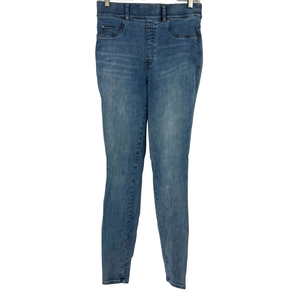 Spanx Light Wash Skinny Jeans Women’s Shaping Stretch Denim - Picture 2 of 7